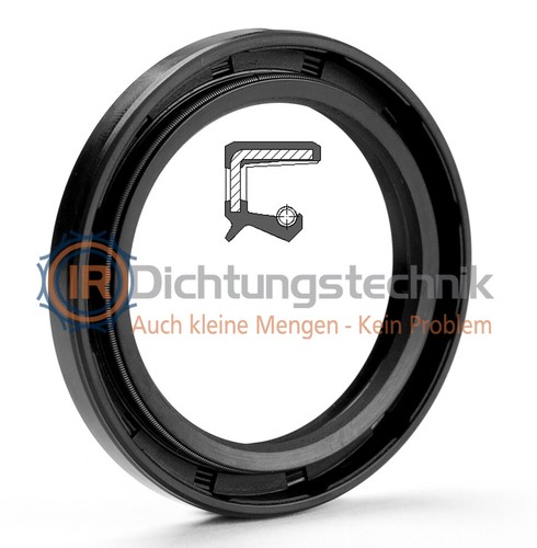 Radial-Wellendichtring RWDR Radial Shaft Seal Oil Seal NBR FKM InnenØ 10 - 12 mm - Bild 33 von 59