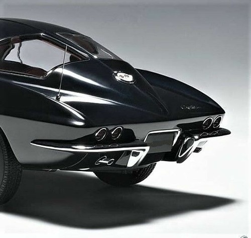 Art Deco Vintage Mid Century Atomic Modern Jet Space Age Chevrolet Corvette Car - Picture 12 of 16