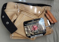 CLC Work Gear 527X Carpenters Leather Work Apron 12-pocket, NEW 