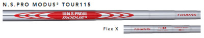 Mint Nippon NS PRO MODUS³ TOUR115, .355 Taper, X Flex, 5 to PW,W,W,W Set, 9 Pcs.