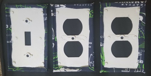 SEATTLE SEAHAWKS LIGHT SWITCH COVER AND OUTLET PLATES, GO HAWKS! FREE SHIPPING - Picture 3 of 3