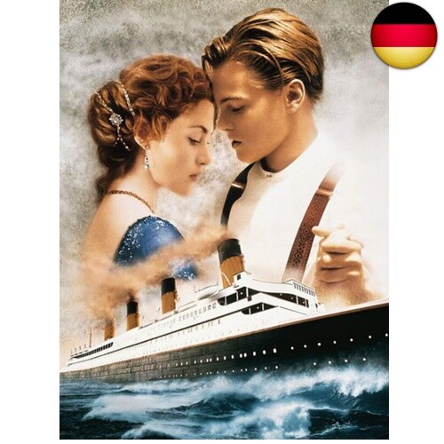 YSCOLOR Diamant Painting Diamant Stickerei Romantik Der Titanic 5D DIY Diamant - Bild 1 von 7