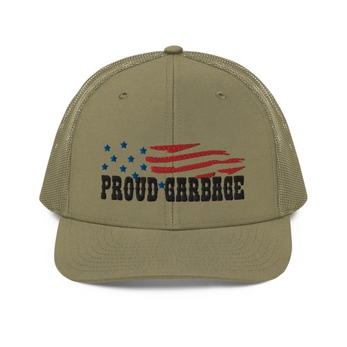 Proud Garbage MAGA America Richardson Trucker Hat for Men Women - Picture 17 of 22