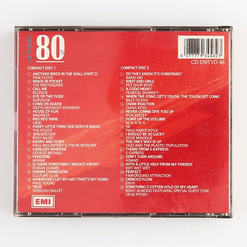 VARIOUS ARTISTS: THE ALBUM OF THE DECADE THE 80's - 32 No. 1's - GOOD USED #CD16 - Picture 3 of 3