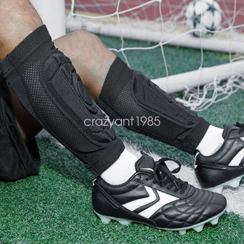 Kid Adult Shock Absorption Breathable Soccer Football Leg Shin Guards Calf Socks - Picture 3 of 8