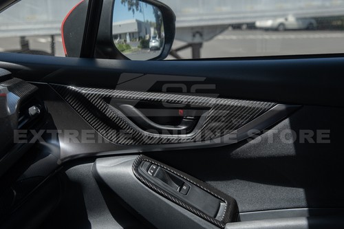 For 2022-Present Subaru WRX Interior DRY CARBON FIBER Panel Trim Cover Kit - Picture 27 of 99