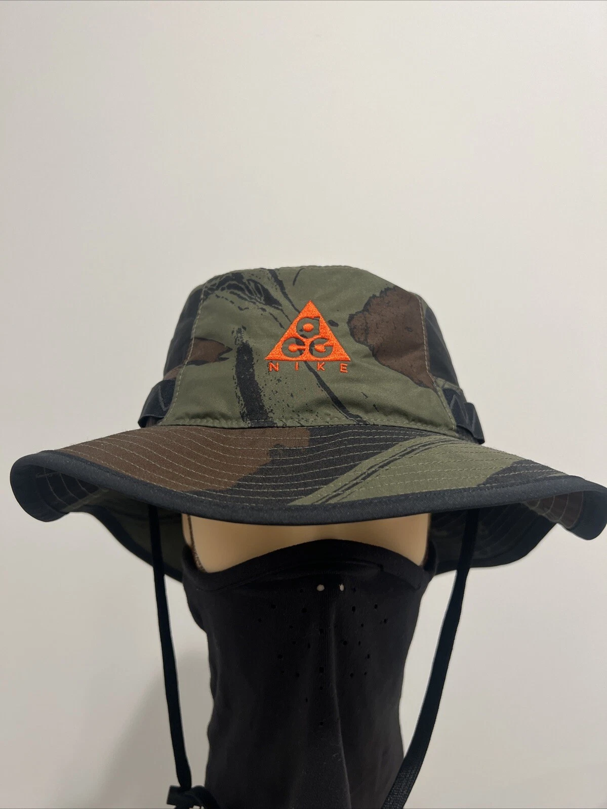 Nike ACG Bucket Hat Mt. Fuji Camo S/M Tailwind Aerobill Trail NWOT