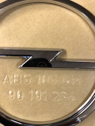 OPEL KADETTE-E/VAUXHALL ASTRA ,B/N EMBLEM CHROME 093MM - Picture 4 of 6