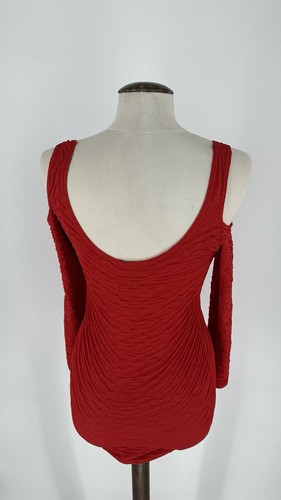 Quiz Kiah Women’s Red Bodycon Should Cut Out Dress Size 16” PTP - Picture 4 of 6