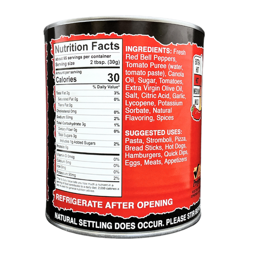 Stello Foods - Rosie's Hot Pepper Spread - Lata No.10 - Imagen 3 de 4