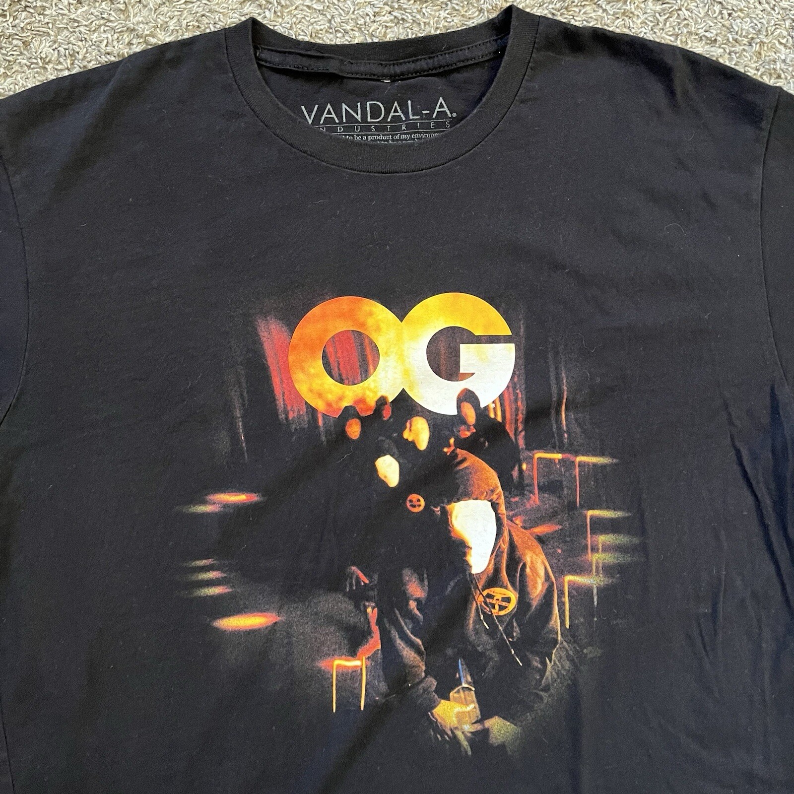 🔴Wu-Tang Shirt Size Large Vandal-A 36 Chambers R… - image 6