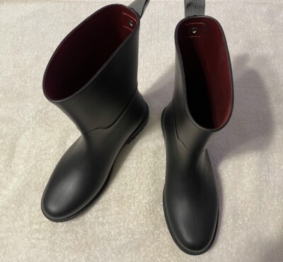 Splendid Priscilla Waterproof Rain Boots, Black, Women's Size