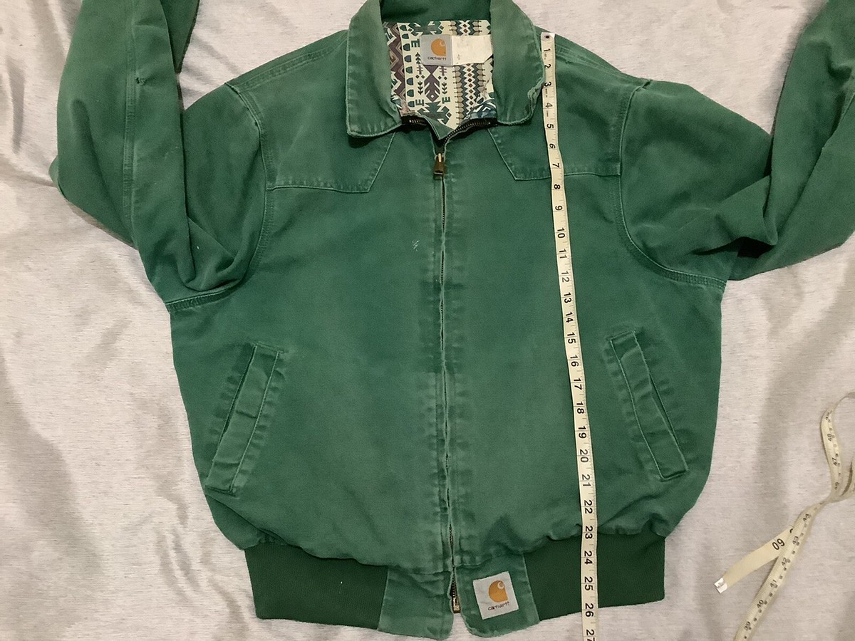 Carhartt サンタフェ J14 S Regular IVY 緑系／メキシコ Vintage Faded