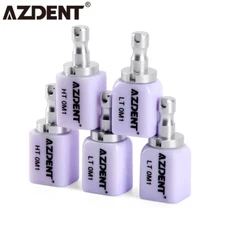 AZDENT HT/LT Dental Glass Ceramic Lithium Dislicate Blocks CEREC Emax CAD Block