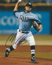 CHRIS ARCHER SIGNED TAMPA BAY RAYS 8X10 PHOTO W/PROOF # 3 CHRIS ARCHER SIGNED TAMPA BAY RAYS 8X10 PHOTO W/PROOF # 3
