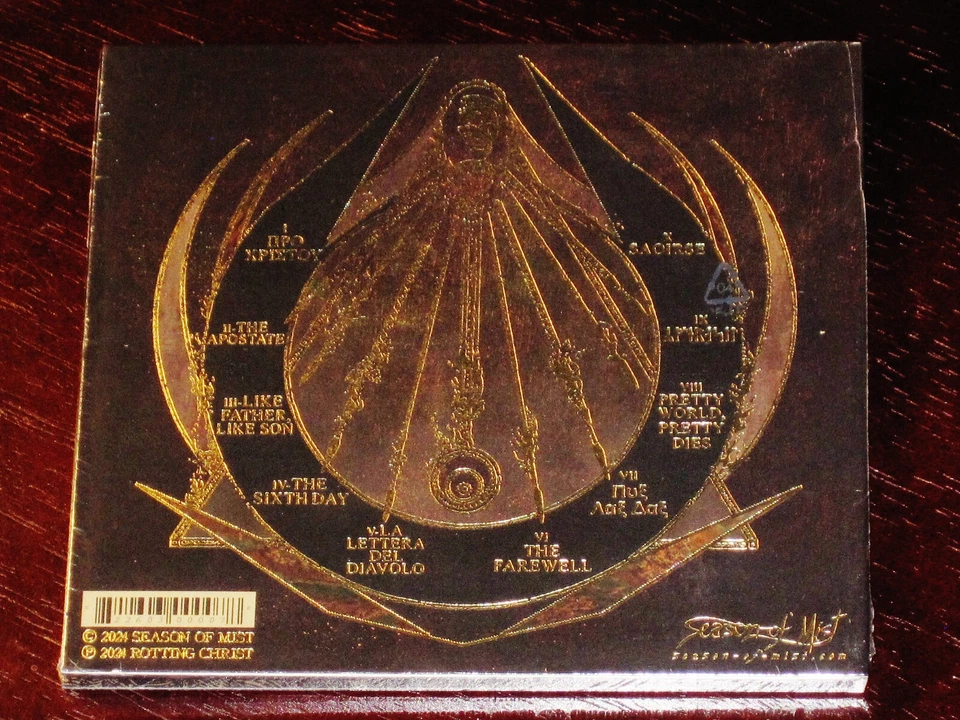 Rotting Christ: Pro Xristou CD 2024 Season Of Mist USA SOM 777D Digipak NEW - Image 4 of 4