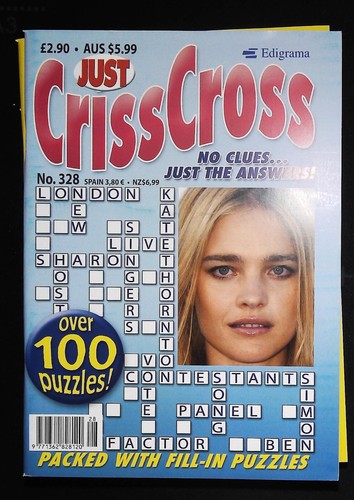 400 CRISS CROSS PUZZLES - 4 COPIES OF JUST CRISS CROSS BOOK MAGAZINE - BRAND NEW - Picture 9 of 24
