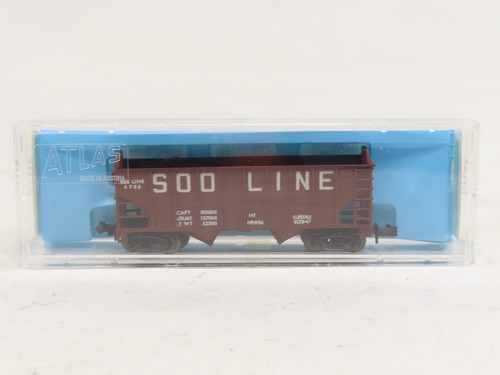 Atlas 2241 N Scale Soo Line Open Hopper LN 8254 - Picture 3 of 5