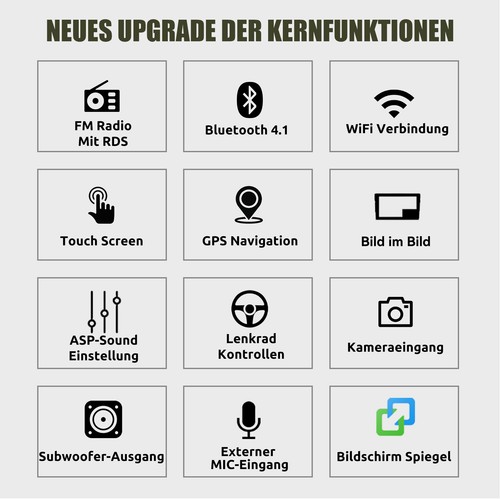 Für Peugeot 407 SW 6E 2004-2011 Autoradio Android 13 32G GPS Navi BT RDS WIFI FM - Bild 3 von 13