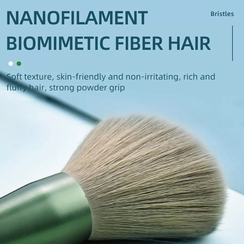 Juego de 13 piezas de cepillo de sombra de ojos cepillo de polvo suelto cepillo de rubor maquillaje cosmético también т - Imagen 7 de 23