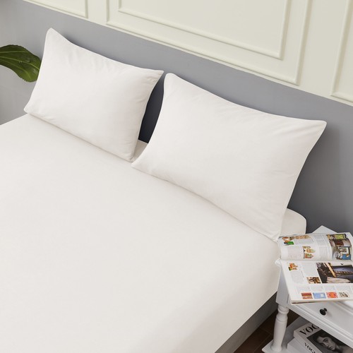 2 PCS Cotton Pillow Cases Hotel Quality Pillowcase Standard European Queen King - Picture 7 of 22