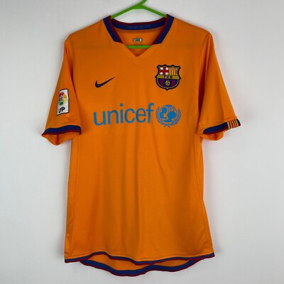 【激レア】FCバルセロナ 2006/2007シーズンNike Mサイズ 激レア】FCバルセロナ 2006/2007シーズンNike Mサイズ