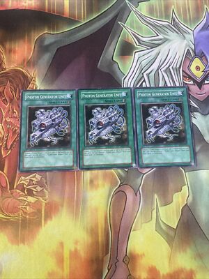 SOI-DE045 3x Photonen Generator Einheit Common Yugioh