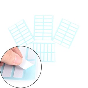12sheet self adhesive sticky white label writable name sticker Blank note~laRCHH