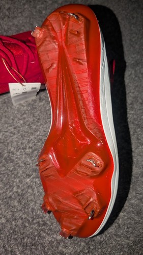 Adidas Men's Adizero Afterburner 9 Baseball Cleats Size: 10 Red/White # IG2312 - Picture 5 of 8