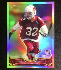 2013 Topps Chrome Football Rookie Refractor #4 Tyrann Mathieu RC ARZ Cardinals