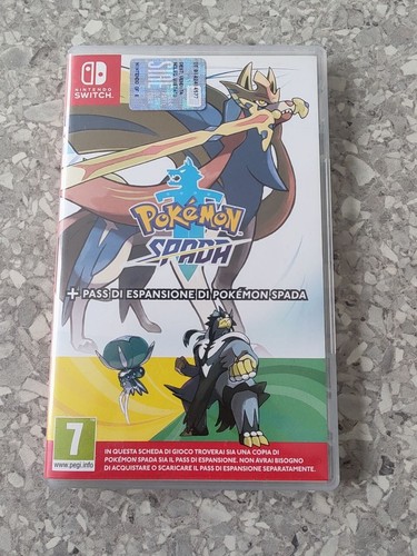 Pokémon spada pass espansione Nintendo Switch PAL italiano multilingua nuovo - Foto 1 di 3