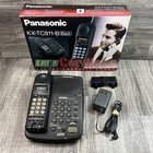 Vintage Panasonic Kx-Tc911-B Black Cordless Phone Intercom Mountable 900 Mhz