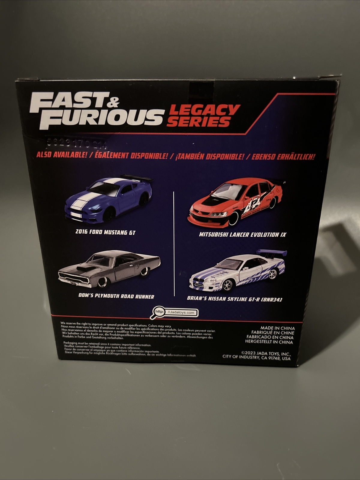 NEW 2023 Jada Fast & Furious Legacy Series Nissan R34 & LANCER 1:32 VHTF - Picture 4 of 8