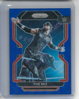2022 PANINI PRIZM WWE BLUE PARALLEL CARD #174 THE MIZ 186/199 | eBay