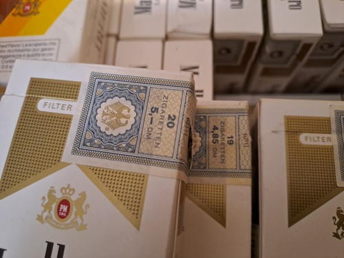 ca 170 Zigarettenschachteln leer 1990 er 2000 r Jahre sehr viel DM Preise - Bild 7 von 20