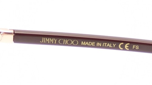 Jimmy Choo JC274 LHF Opale Burgundy Cat Eye Womens Eyeglasses 53mm - Picture 5 of 7
