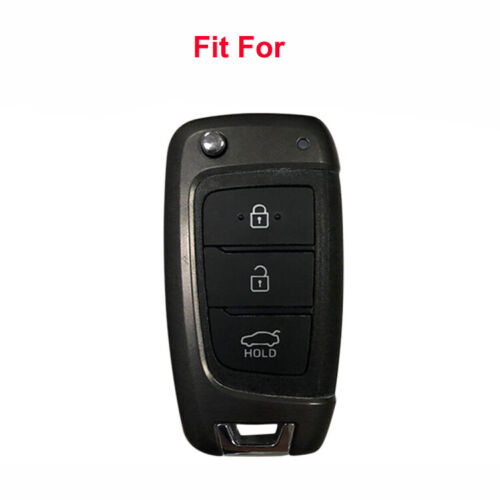 Fit HYUNDAI Kona Venue Tucson 3 Button Remote Smart Key Fob Silicone Case Cover - Picture 2 of 5