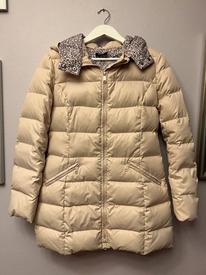 Max Co Damen Daunenjacke Steppjacke Elfenbeinfarbe Mit  Kapuze