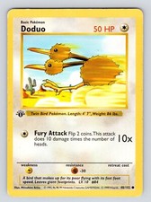 MP! Doduo 1st First Edition SHADOWLESS Base Set Common 48/102 1999 WOTC Pokemon