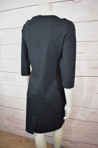 NEUš¤ ANNA's dress affairš¤elegantes Cocktail Etui Kleid echte Federn 40 schwarz - Bild 9 von 10
