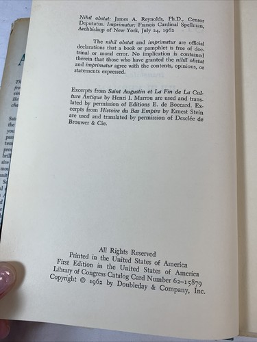 Saint Augustine By Jacques Chabannes Translated By Julie Kernan 1962 1st Edition - Picture 7 of 11