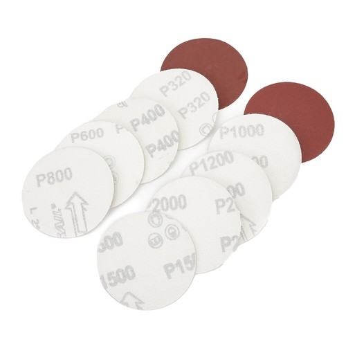 40 Pcs/Set 3 75mm-80mm Round Sandpapers Disk Sanding Disc Mixed Grit 320~2000 - Picture 10 of 12