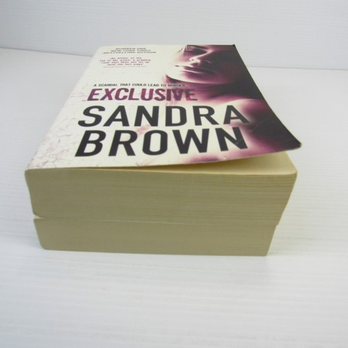 Exclusive + Smash Cut: Large Paperback Novels by Sandra Brown: Romantic Thriller - Picture 3 of 13