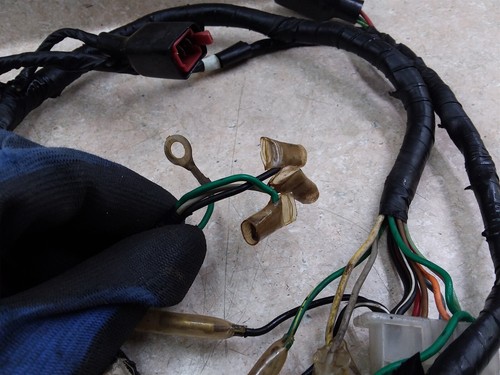 Honda XL500-S XL500S Nice OEM Wire Harness 1979 1980 PA AP-428 - Picture 4 of 8