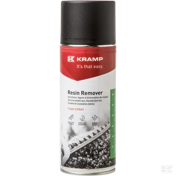 KRAMP PROFESSIONAL Resin Remover Spray hedgecutter blade solvent cleaner 400ML KRAMP PROFESSIONAL Resin Remover Spray hedgecutter blade solvent cleaner 400ML