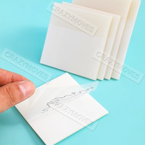 150 Sheets Transparent Waterproof PET Memo Sticky Note Daily To Do VIC - Picture 5 of 11