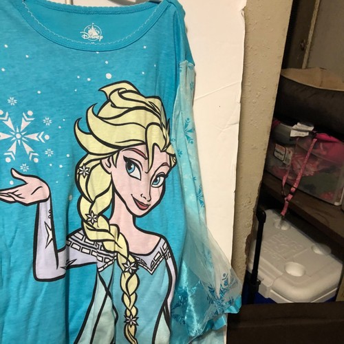 Disney Frozen Princess Elsa Party Halloween Costume Nightgown Pajama Size 10(L) - Picture 6 of 6