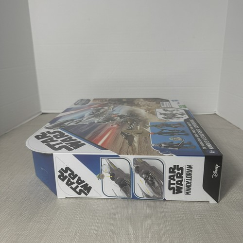 STAR WARS MISSION FLEET MANDO'S N-1 STARFIGHTER & SPEEDER BIKE W/Figures - Picture 3 of 5