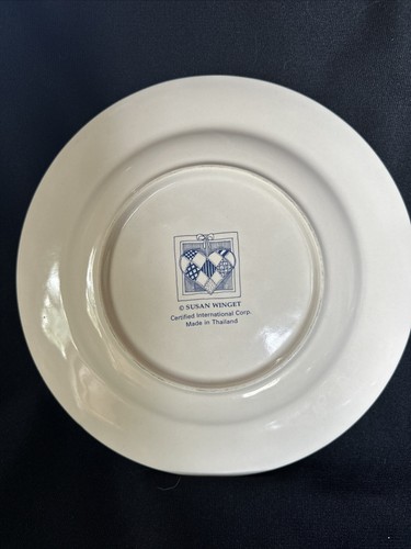 VTG Susan Winget Harvest Faire Luncheon/Salad Plates Set of 4 EUC - Picture 12 of 16