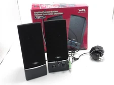 Cyber Acoustics Amplified 2.0 Speaker System 2 Piece Set